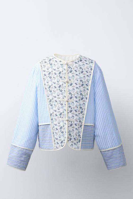 PATCHWORK QUILTED JACKET | Zara US