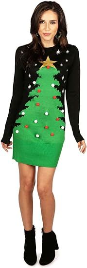Tipsy Elves Women's Christmas Sweater Dresses from Cute Instant Holiday Outfits | Amazon (US)