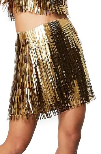 Shard Sequin Fringe Skirt | Nordstrom