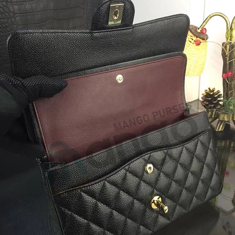 Designer bag Women Tote Bag Handbag Purse Luxury Caviar Leather Shoulder Bag Purse Handbag With b... | DHGate