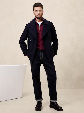 Quilted Half Zip | Banana Republic Factory