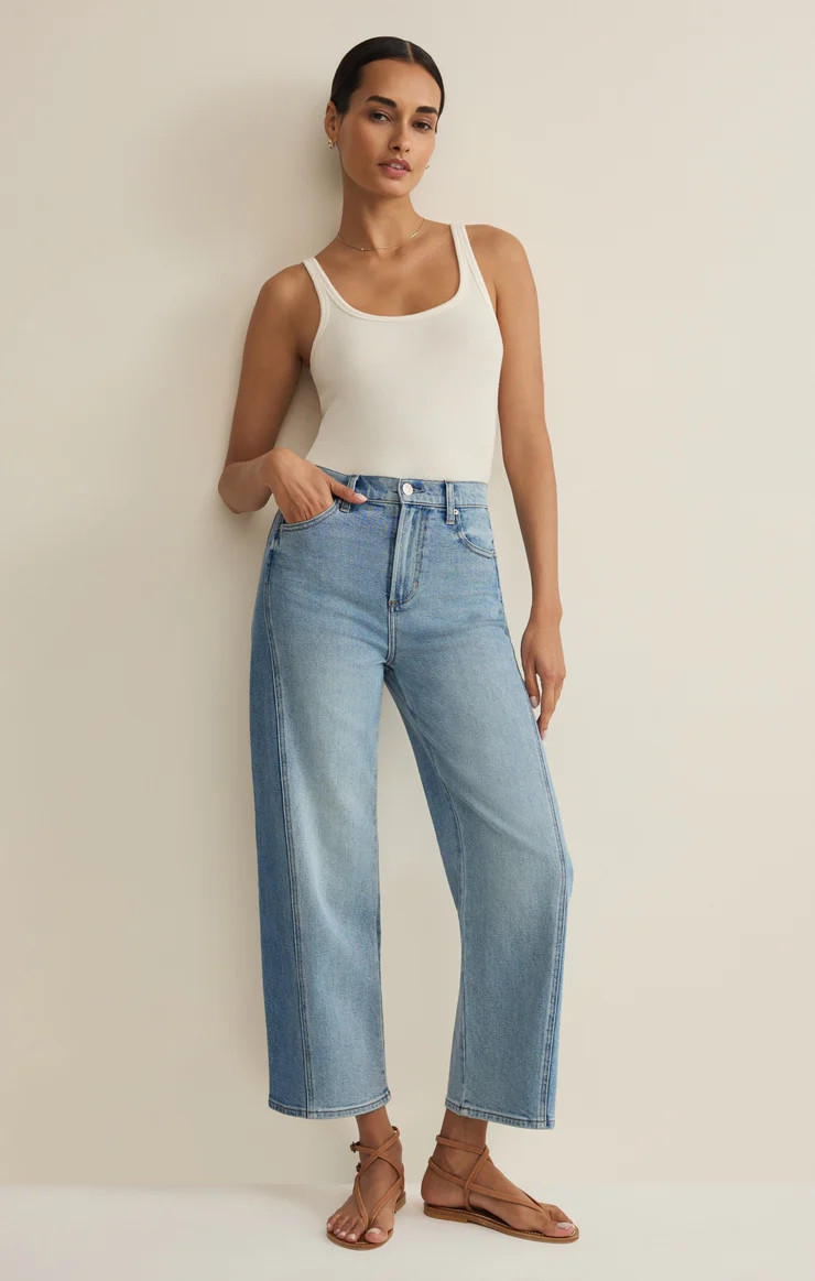 Luna Stretch Denim Crop Pant | Z Supply