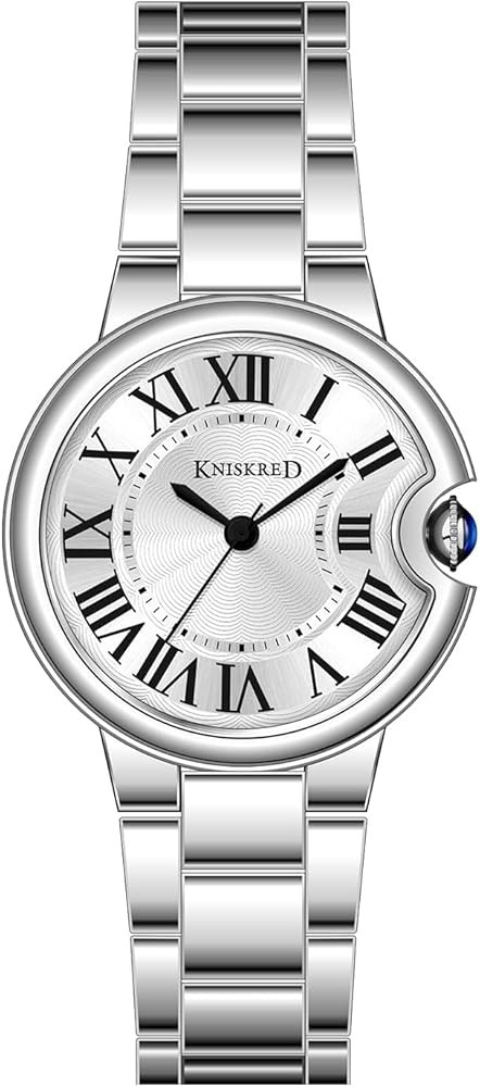 Classic Watch for Women with Vintage Roman Numerals and Solid Stainless Steel Band Ladies Casual ... | Amazon (US)
