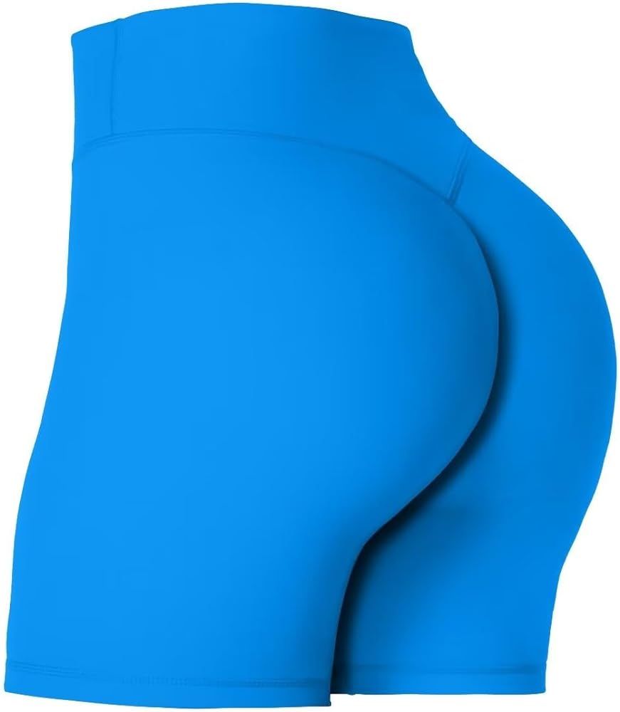 Sunzel Women's Hidden Scrunch Butt Shorts, High Waisted Biker Shorts, Gym Workout Yoga Running Sh... | Amazon (US)