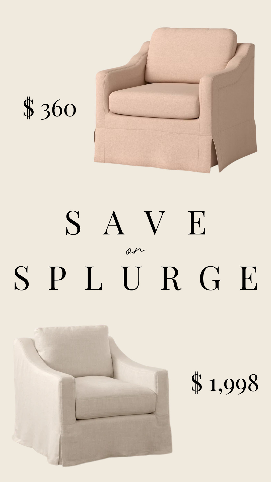 Save or Splurge Slipcovered Swivel Armchair!

furniture, home decor, interior design #Target #McGeeandCo #StudioMcGee 

 #LTKHome #LTKSaleAlert