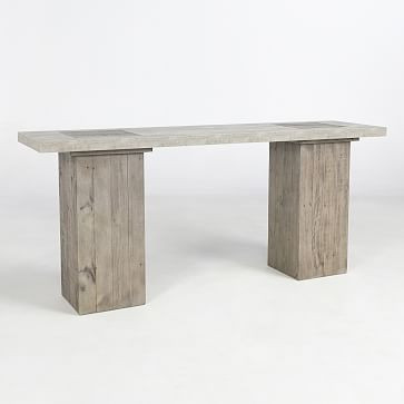 Concrete & Wood Console | West Elm (US)