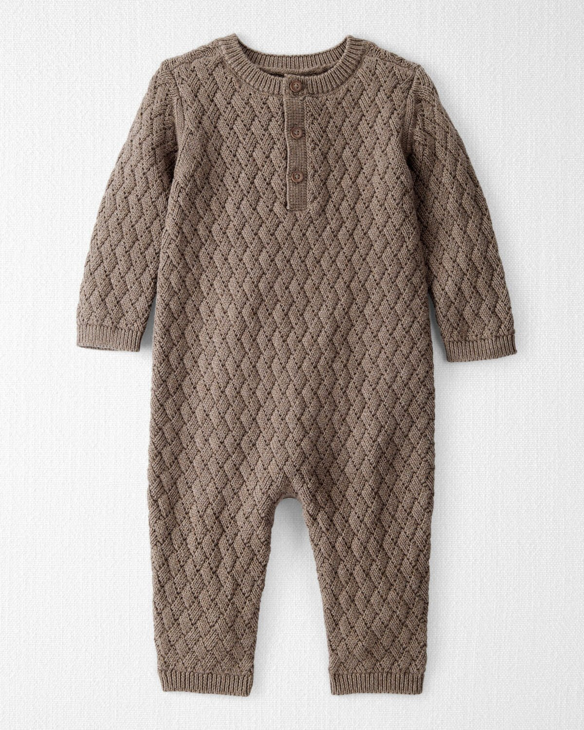 Baby Organic Cotton Sweater Knit Jumpsuit | Carter's Inc