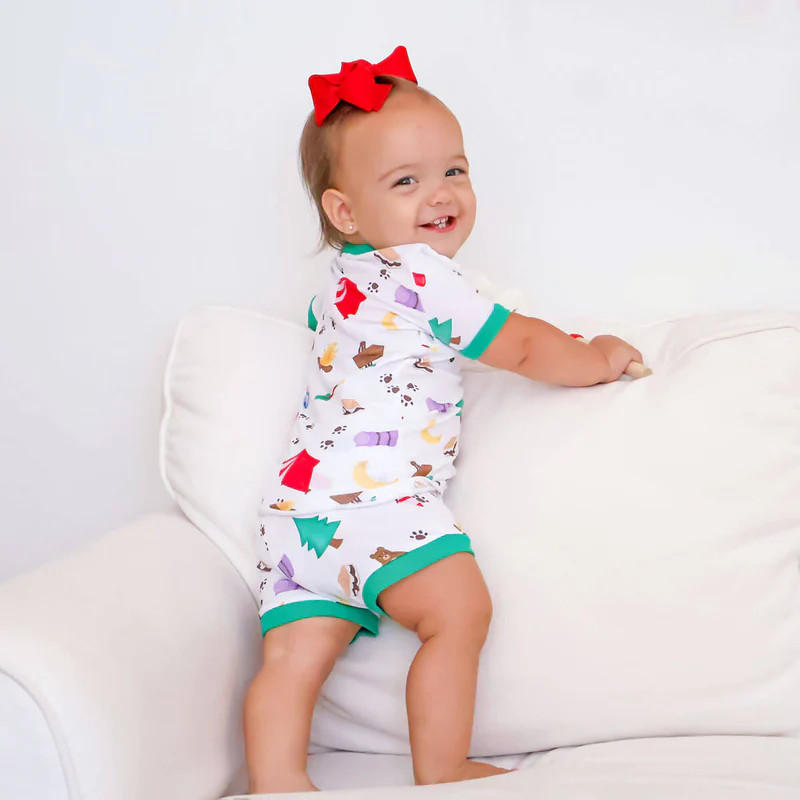 Let’s Go Camping Short Pajamas | Classic Whimsy