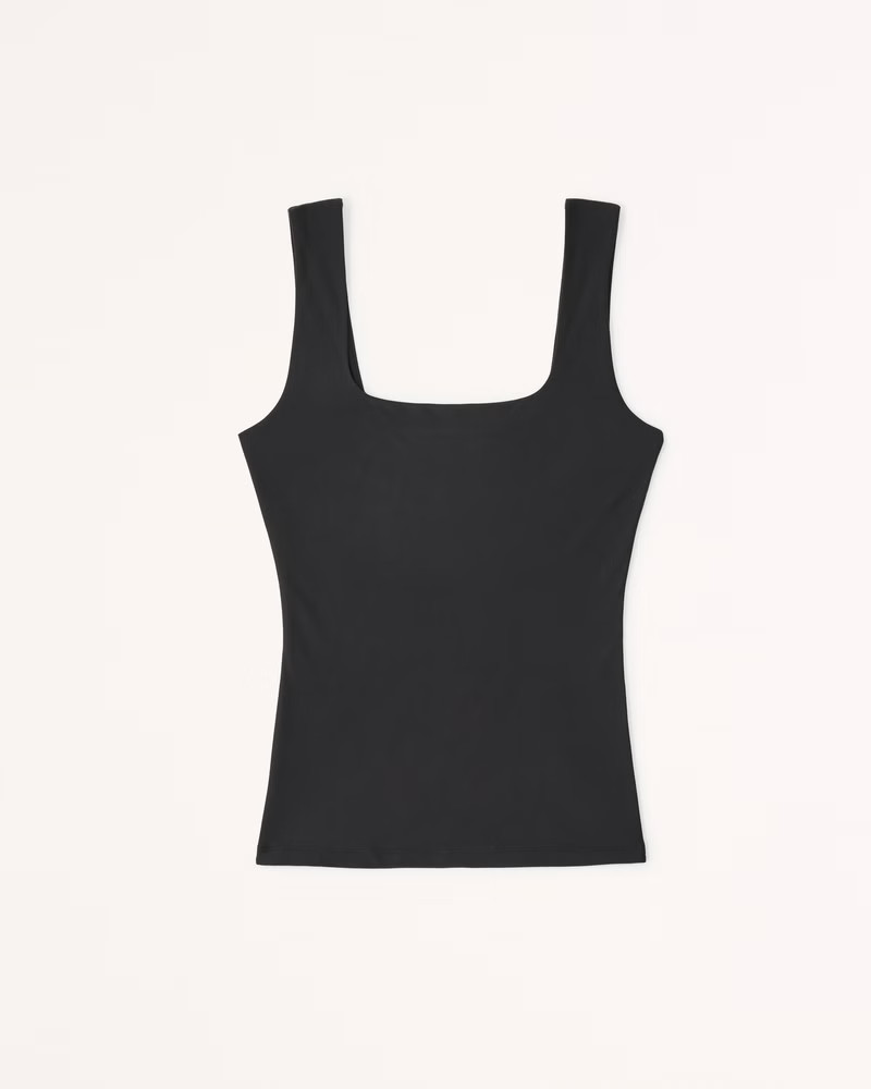 Soft Matte Seamless Squareneck Top | Abercrombie & Fitch (US)
