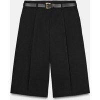 Zara - Bermuda Lunghi Con Cintura - Nero - Xl - Donna | Zara IT