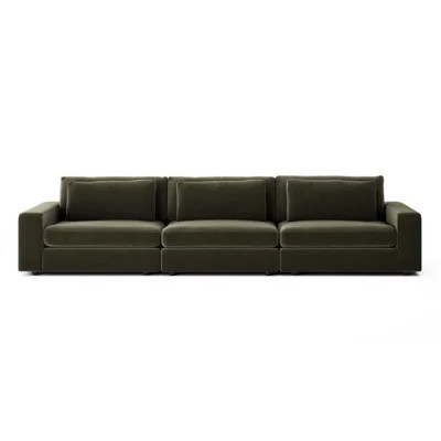 Bloor 3PC Sectional-132"-Savoy Parchment | Perigold