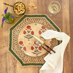 Textile Inspired Melamine Dinner Plate | Fete Home LLC