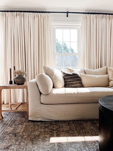 We love this sofa! I have seen similar, higher cost options  

#LTKHome