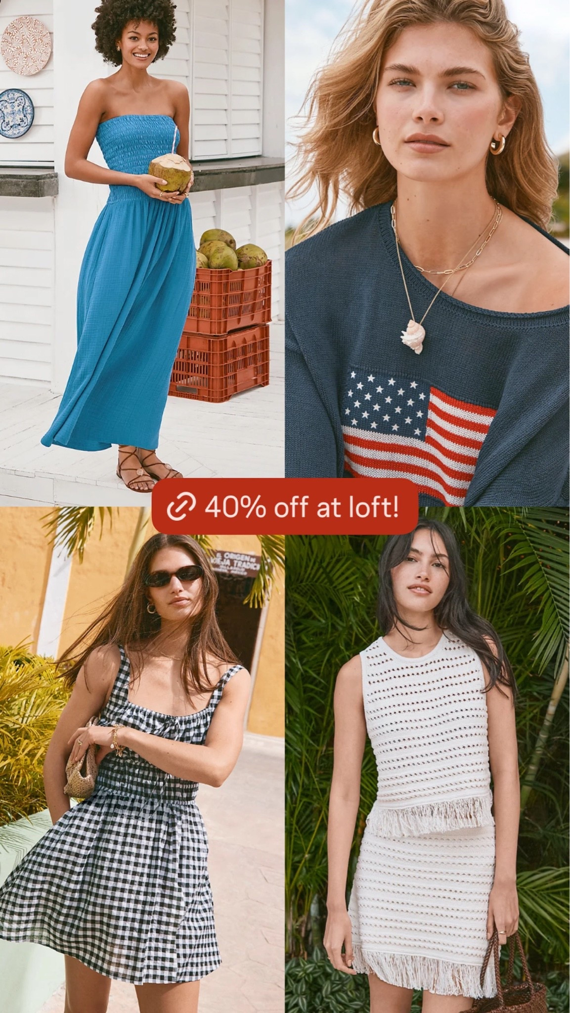 What is going on at Loft right now?! They have the cutest outfits and they are all up to 40% off!

#LTKSaleAlert #LTKootd #LTKSeasonal