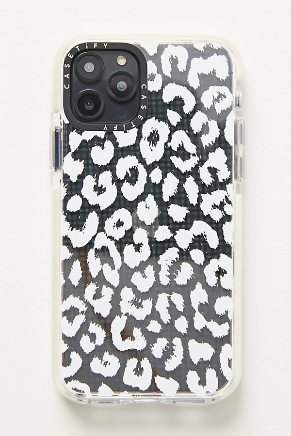 Casetify White Leopard iPhone Case By Casetify in White Size XS | Anthropologie (US)