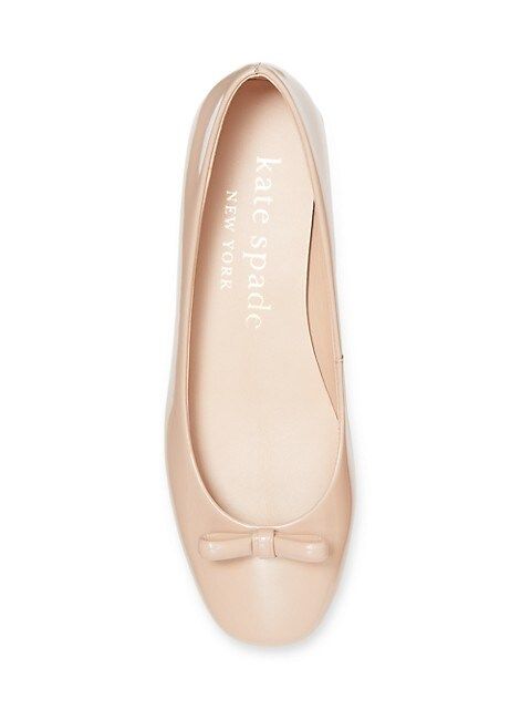 kate spade new york Kiersten Bow Patent Leather Ballet Flats | Saks Fifth Avenue