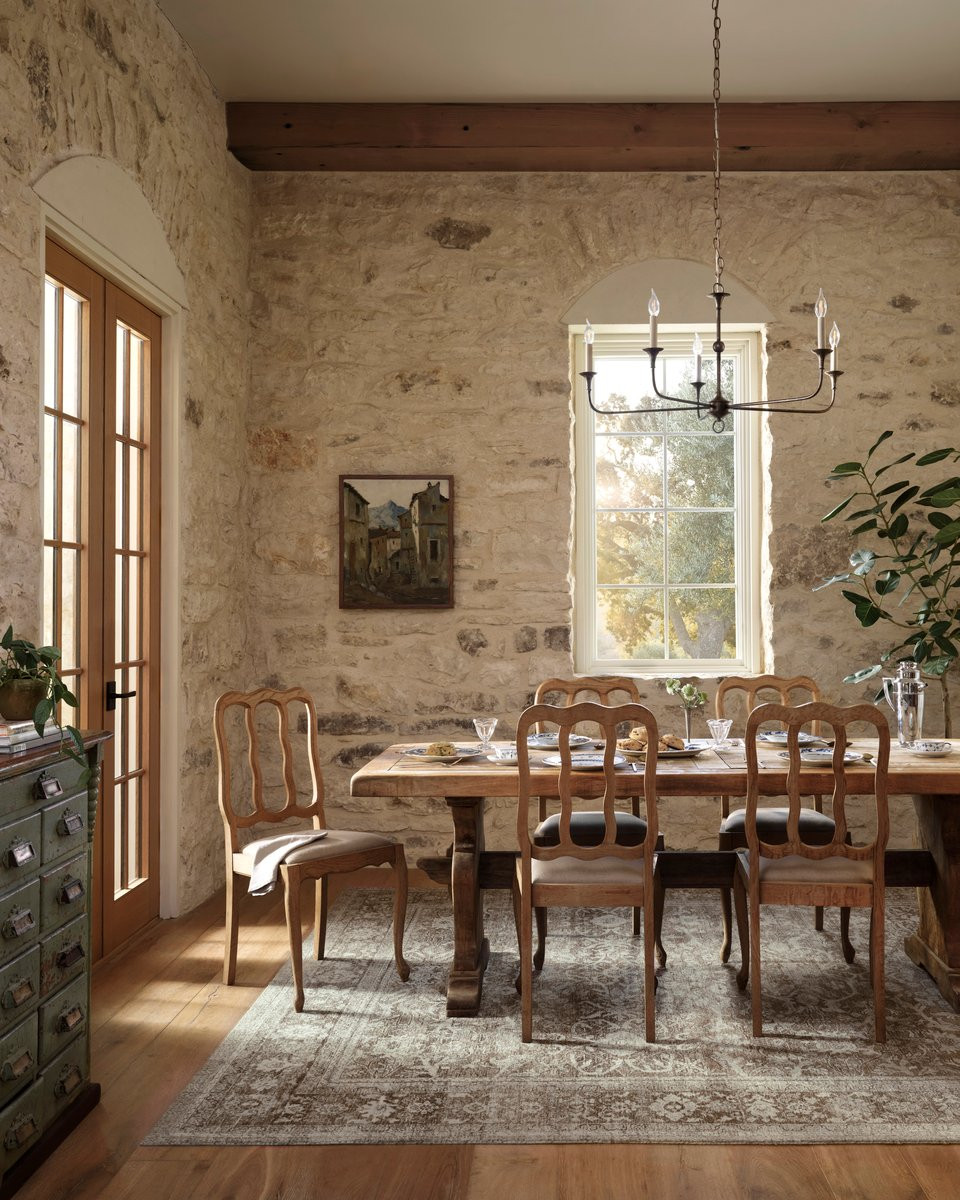 Wimberly WYM-06 Bark/Ivory Hand-Tufted Printed Area Rug | Rugs Direct