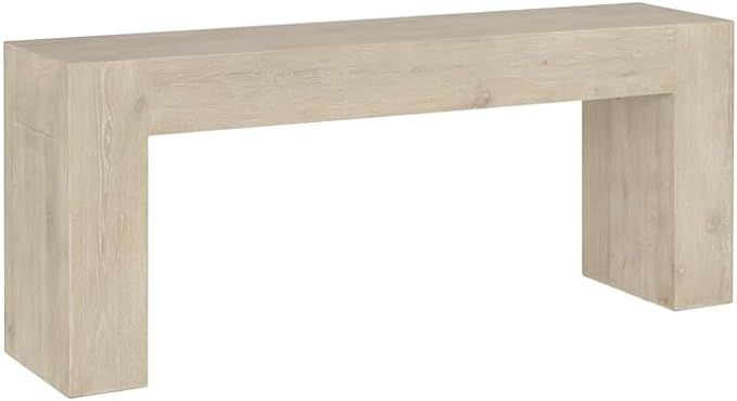 Kosas Home Bristol Cracked Oak Wood 72" Console Table in Meadow White | Amazon (US)