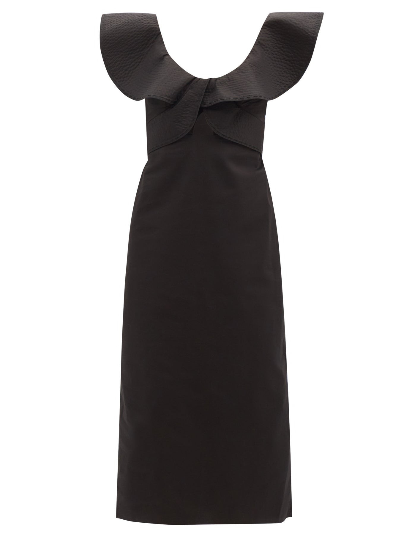 The Magic of Silence flounced cotton-poplin dress | Matches (US)