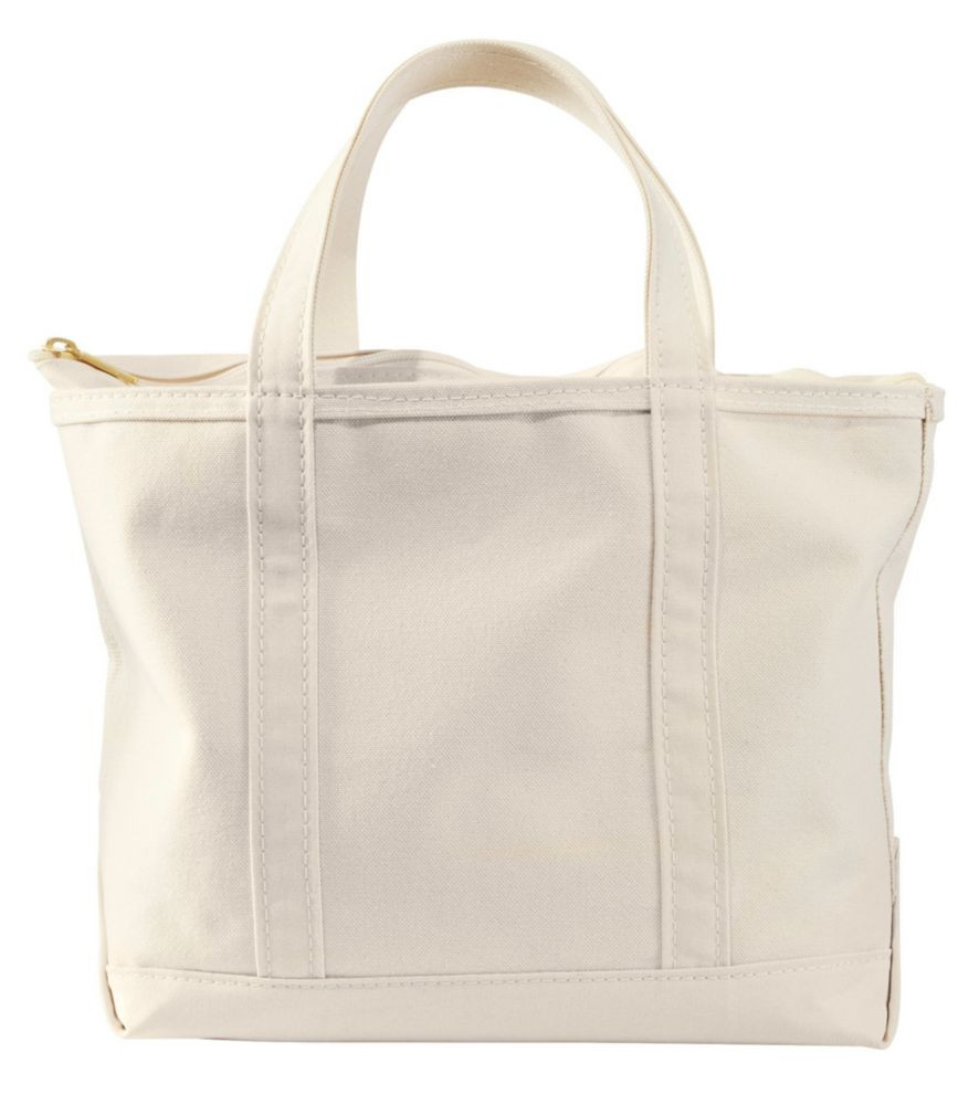 Boat and Tote, Zip-Top Natural Long, Canvas/Nylon L.L.Bean | L.L. Bean