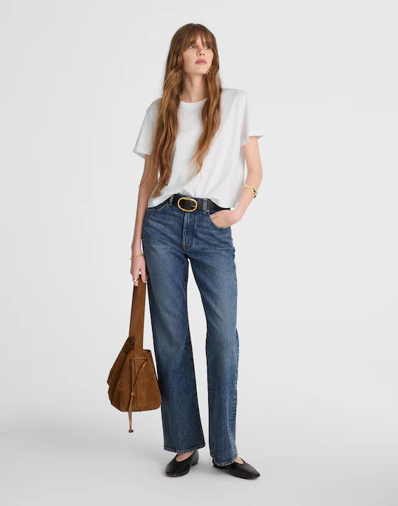 The Boxy-Crop Tee in Soft Slub | Madewell