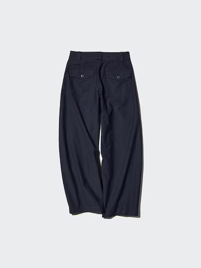 Jersey Barrel Leg Trousers | UNIQLO (UK)