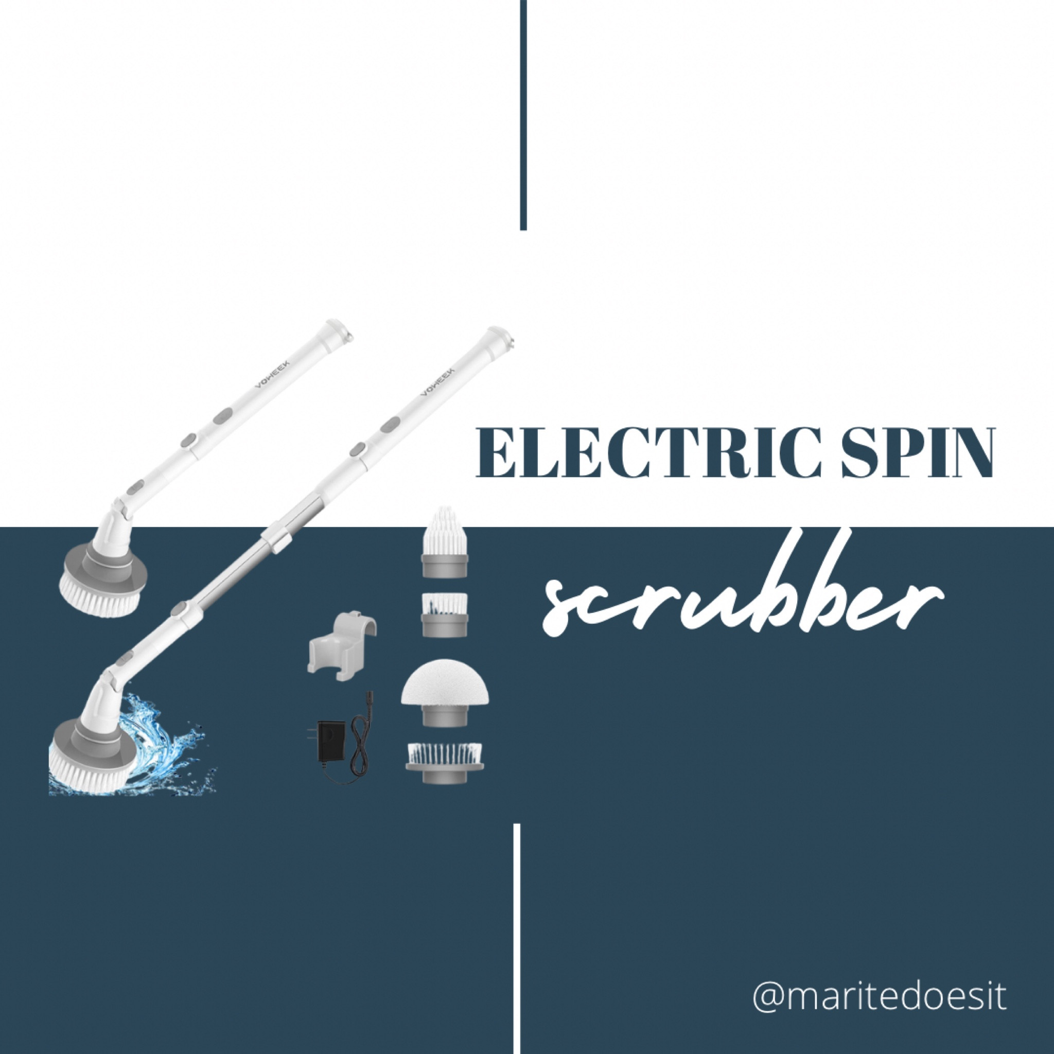 Voweek Electric Spin Scrubber