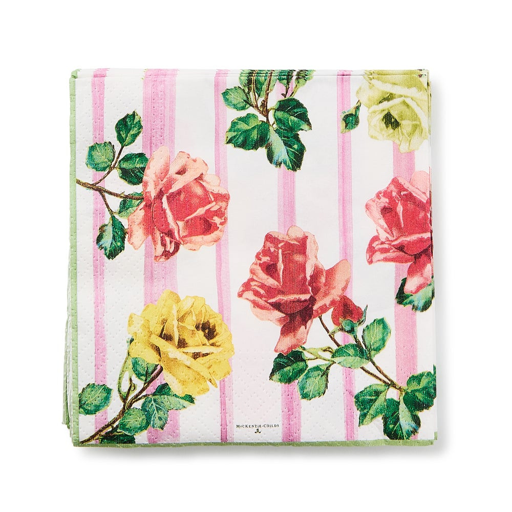 Garden Gala Cocktail Paper Napkins | MacKenzie-Childs