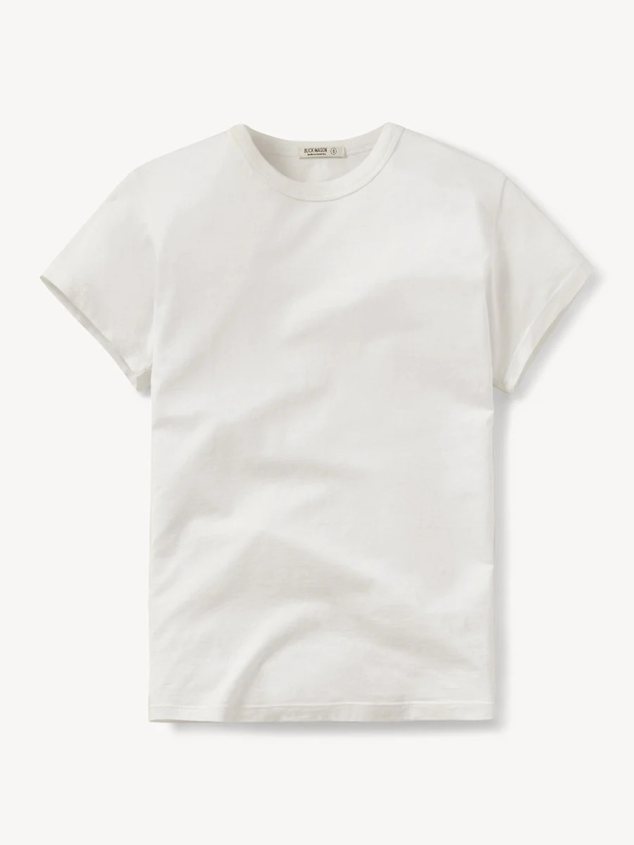 White Pima Slim Crew - Buck Mason- Modern American Classics | Buck Mason