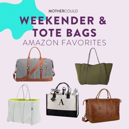 Tote bags are great for heading to the beach, road trips, or for packing for a quick weekend away! Here are some great Amazon finds starting at $20! ❤️

#LTKtravel #LTKitbag #LTKstyletip