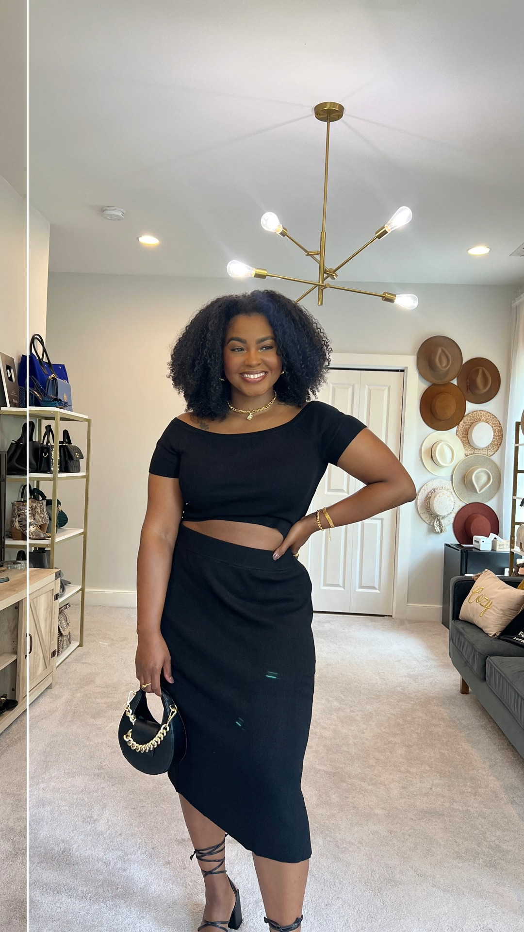 An easy day to night outfit with the help of my Walmart family. This black set is grown and sexy vibes and I’m here for ALL of it. 
Black set: Medium Top / Large Bottoms
Grey Pants: XL


#LTKcurves #LTKstyletip #LTKunder50