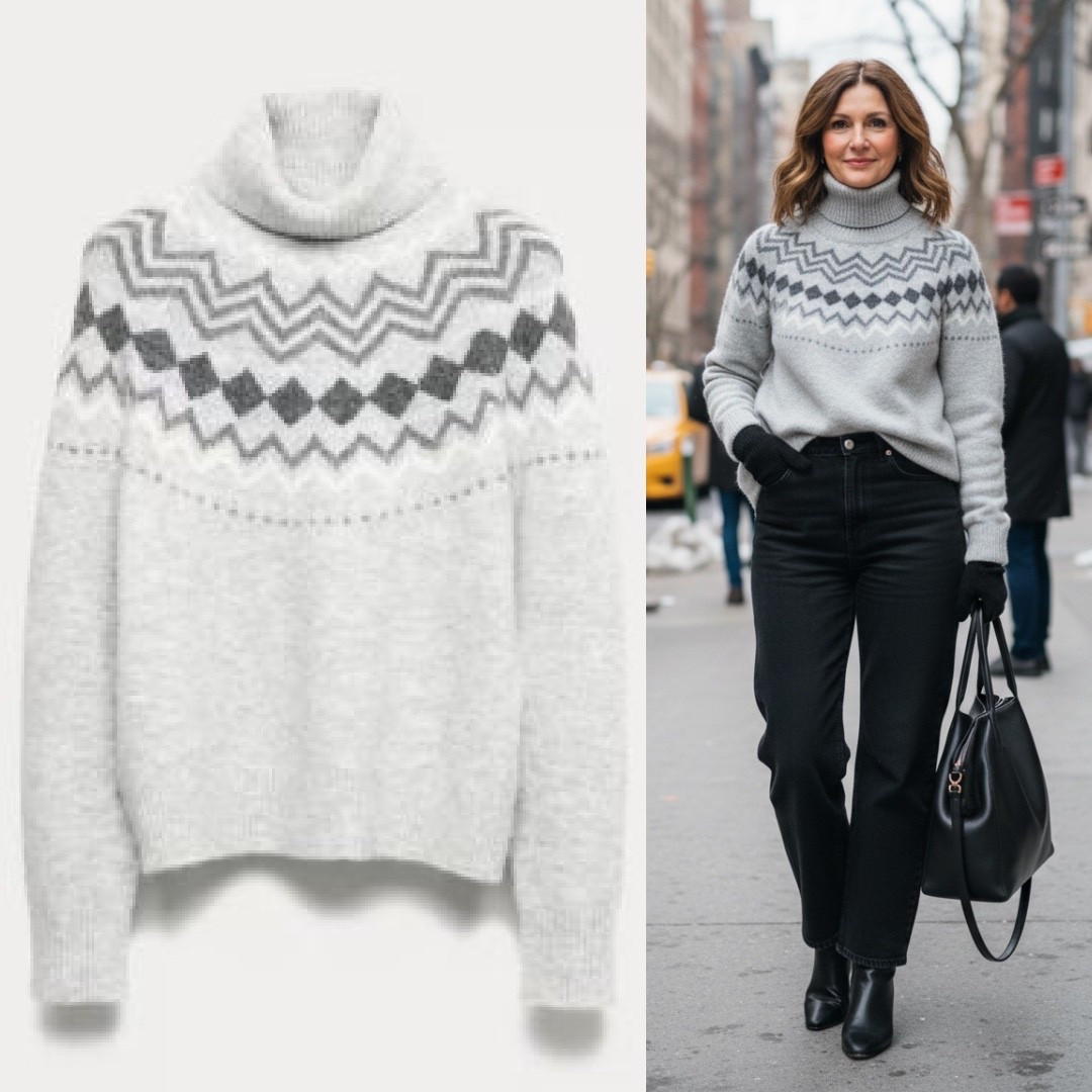 You can’t go wrong with a fair isle jumper 

#LTKOver40 #LTKSeasonal