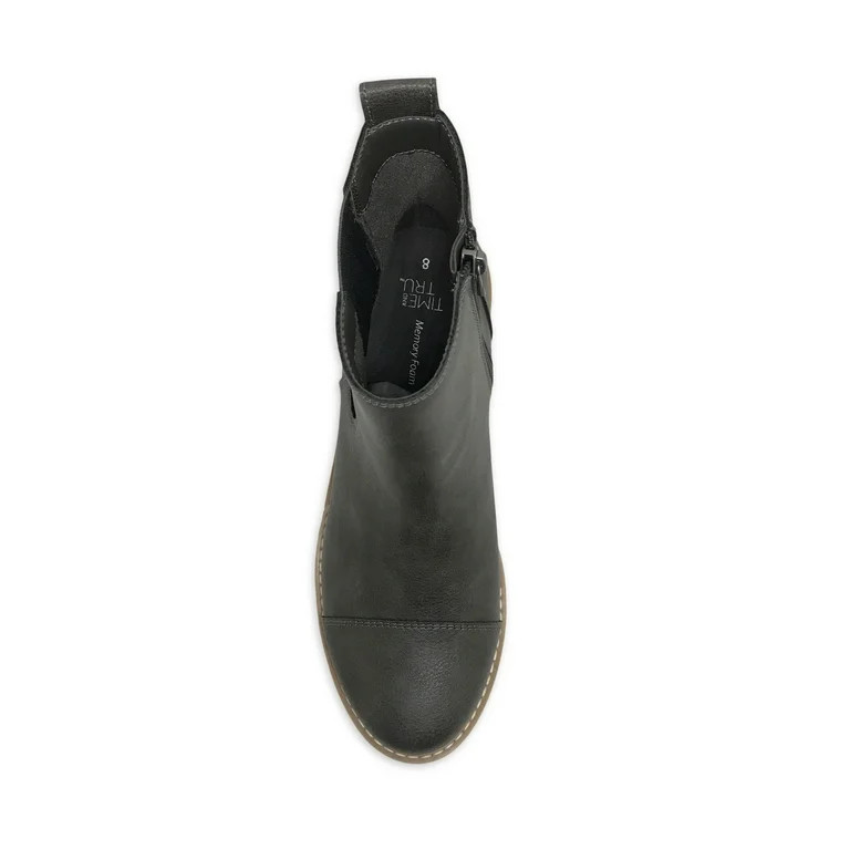 Time and True Women's Lug Chelsea Boot (Wide Width Available) | Walmart (US)