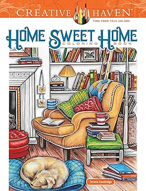 Creative Haven Home Sweet Home Coloring Book (Adult Coloring Books: Calm) | Amazon (US)