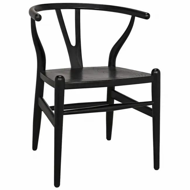 Zola Dining Chair, Charcoal Black | Gracious Style