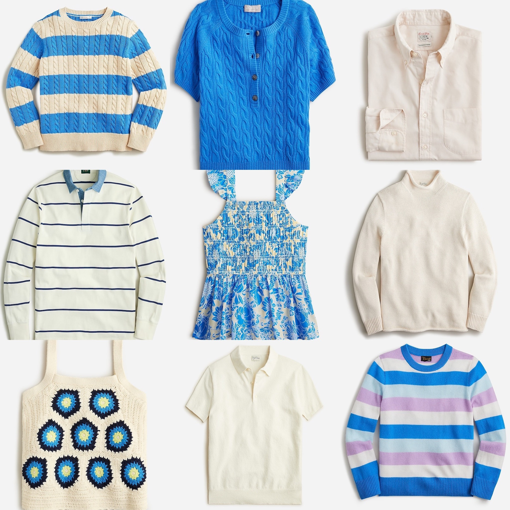 More options (on sale!) for a coordinating late summer #familyphoto moment! Love #blueandwhiteoutfits for a timeless summer look!

#LTKsalealert #LTKkids #LTKfamily