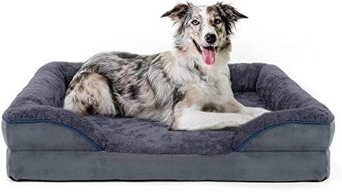 Orthopedic Dog Bed, Dog Bed for Medium, Large Dogs, Bolster Pet Bed Couch with Removable Washable Co | Amazon (US)