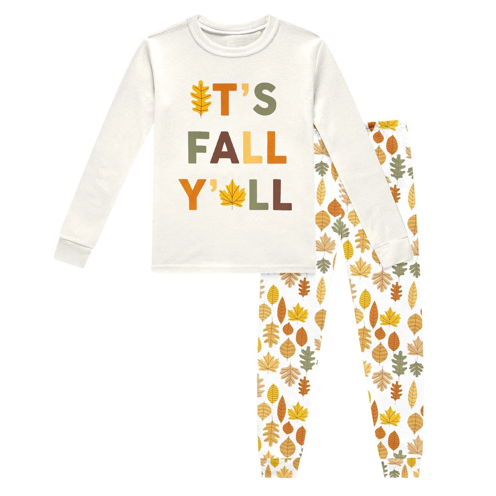 shqvo Toddler Girl Boy Thanksgiving Outfit It's Fall Yall Crewneck Sweatshirt Tops Long Pants 2Pc... | Walmart (US)
