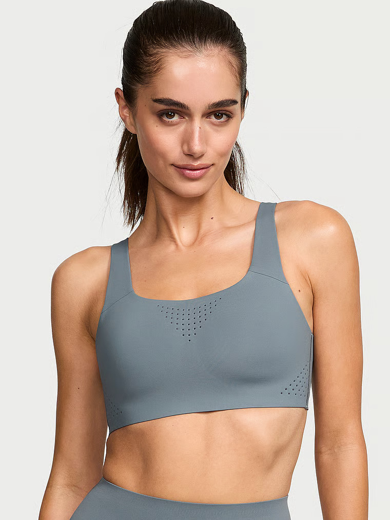 Buy VSX Featherweight Max™ Sports Bra, Dark Steel - Order Sport Bras online - Victoria's Secret... | Victoria's Secret (US / CA )