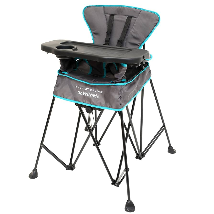 Baby Delight Go with Me Uplift Deluxe Portable High Chair, Indoor and Outdoor,Slate Grey | Amazon (US)