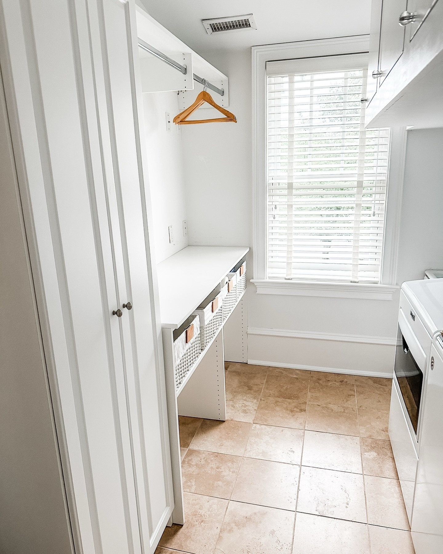 ✨Laundry Room Goals✨

Let’s be honest, doing laundry BLOWS 🫠 the never ending piles, the folding, the missing socks….it’s enough to make you go crazy 🤪 

Having a beautifully organized laundry room won’t erase the suckiness of doing it, BUT it will provide you with a calmer, more peaceful space 🧘‍♀️

The last thing you want is to go searching for that missing dryer ball when you’re just trying to get sh*t done 🧺 let us help you get organized so come laundry time (which seems like all the time) you can find what you’re looking for and get it done quicker 🙌🏻

Click the link in bio to inquire today 💌 and shop the products we used for this space 🤍
.
.
.
.
.
#organizewithmarie #fairfieldcountyct #connecticutlife #organizingtips #connecticutliving #connecticutgram #ctsmallbusiness #203local #organizedhome #fairfieldcounty #fairfieldcountymoms #greenwichct #hometips #professionalorganizer #getorganized #organizinghacks #homeorganizer #homeorganizing #womeninbusiness #smallbusiness #smallbusinessowners #laundryhacks #laundryroomorganization #laundryroomgoals