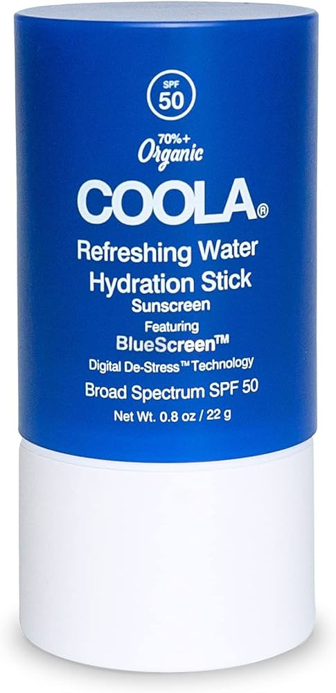 COOLA Organic Refreshing Water Stick Face Moisturizer with SPF 50, Dermatologist Tested Face Suns... | Amazon (US)