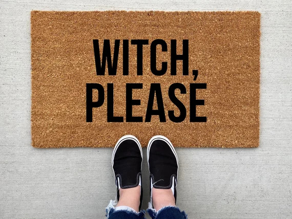 Witch Please Doormat Halloween Doormat Pumpkin Fall Decor - Etsy | Etsy (US)