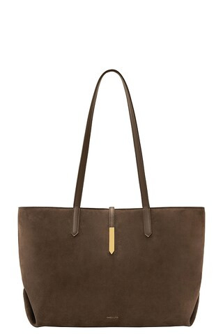 DeMellier London Tokyo Tote in Mocha Suede & Mocha Smooth from Revolve.com | Revolve Clothing (Global)