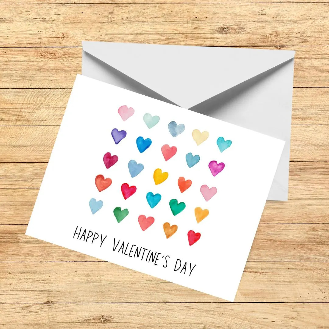 Set of 12 Handmade Valentine's Day Cards FREE SHIPPING - Etsy | Etsy (US)