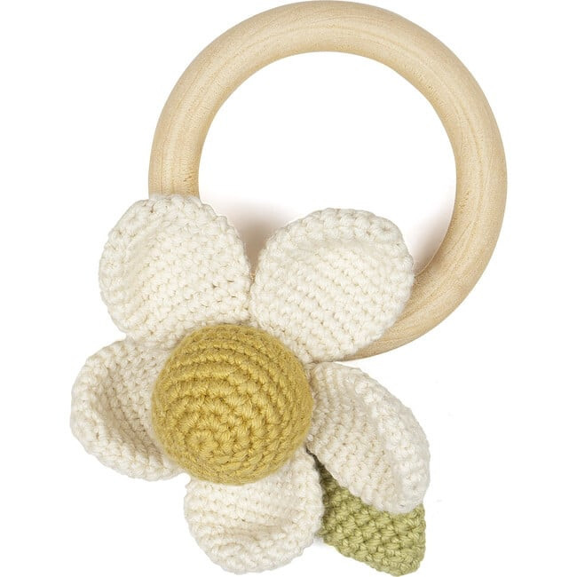 Baby Toys | Crochet Rattle, Flower | Wild Wawa from Maisonette | Maisonette