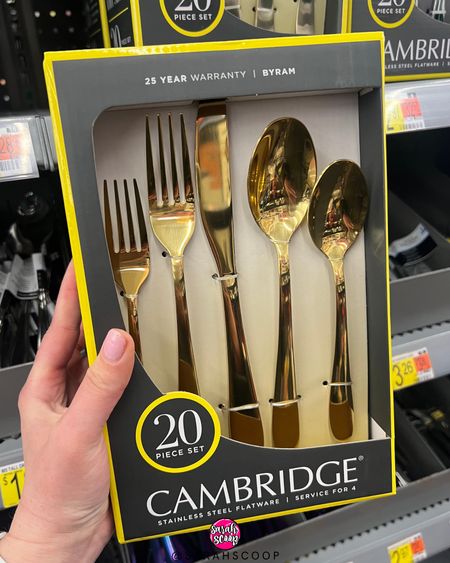 You don't need to break the bank to dine in style! Check out this Walmart Stainless Steel 20-piece Flatware Set for only $45 - it's perfect for making any dinner feel fancy! #walmart #flatwareset #dininginstyle #stainlesssteel #RusticDesign#20pieceFlatwareSet #ElegantDinnerware#CuttingEdgeFlair #InstaDinning #WalmartFinds

#LTKFind #LTKhome #LTKunder50