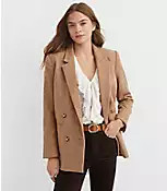 Herringbone Relaxed Blazer | LOFT