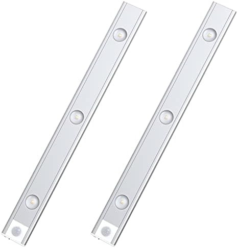 TYRERFAT Motion Sensor Under Cabinet Lights Dimmable Closet Lights Rechargeable Magnetic Light Kitch | Amazon (US)