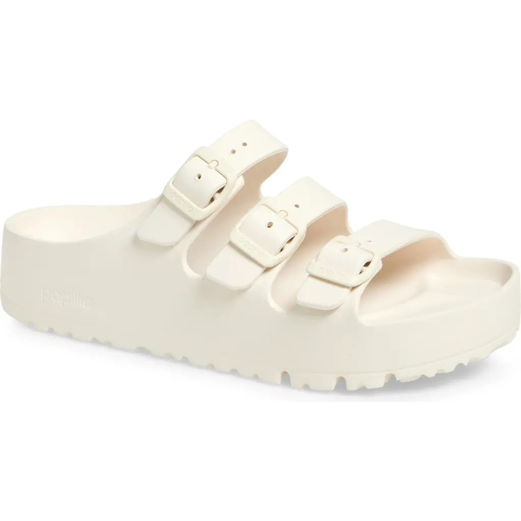 Papillio by Birkenstock Florida Platform Flex Essentials Slide Sandal in Beige at Nordstrom, Size 10-10.5Us | Nordstrom